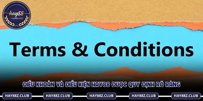 Điều khoản và điều kiện Hay88 được quy định rõ ràng